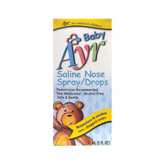 AYR BABY SALINE NOSE SPRAY DROPS 1OZ