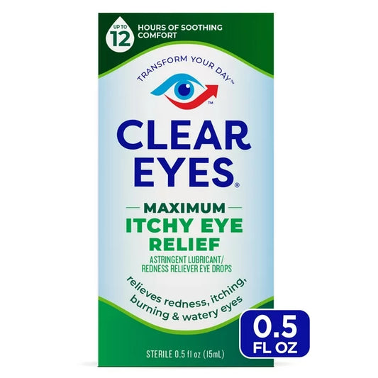 CLEAR EYES MAX ITCHY RELIEF 0.5OZ