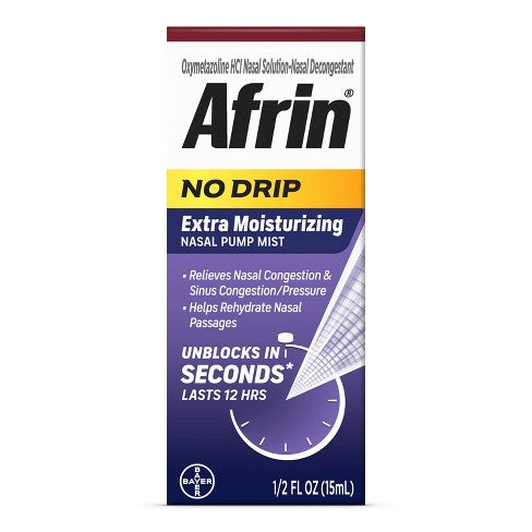 AFRIN SPRAY NO DRIP XTR MOIST 15ML