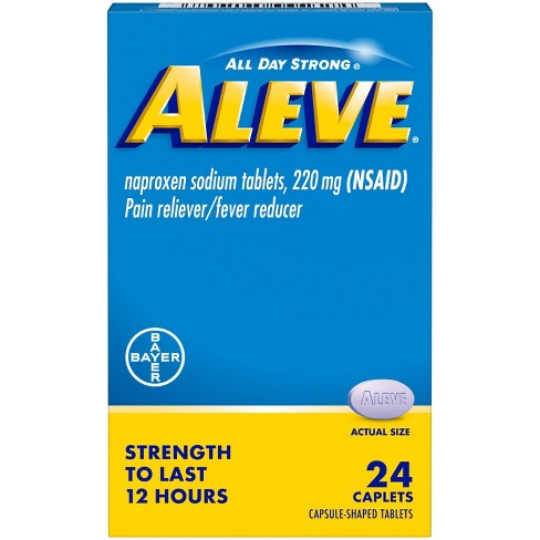 ALEVE 220 MG CAPLET 24CT