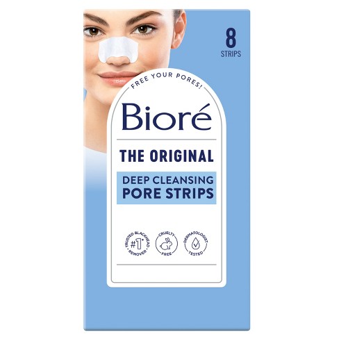 BIORE DEEP CLEANSING PORE STRIPS 8CT