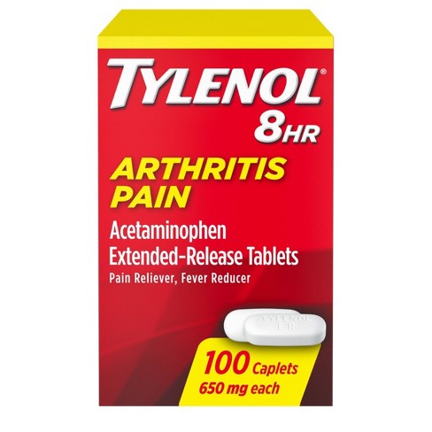 TYLENOL ARTHRITIS 8HR CAPLET 100CT