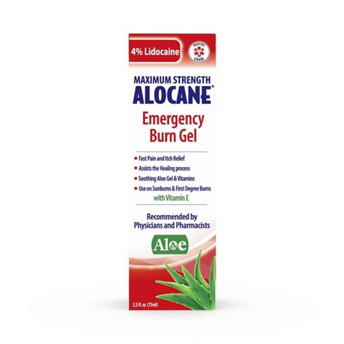 ALOCANE MAXIMUM STRENGTH BURN GEL 2.5OZ