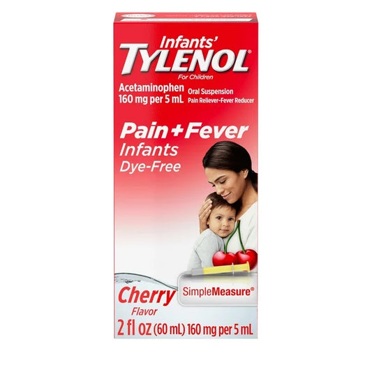 TYLENOL INFANT DYE-FREE CHERRY SYR 2OZ