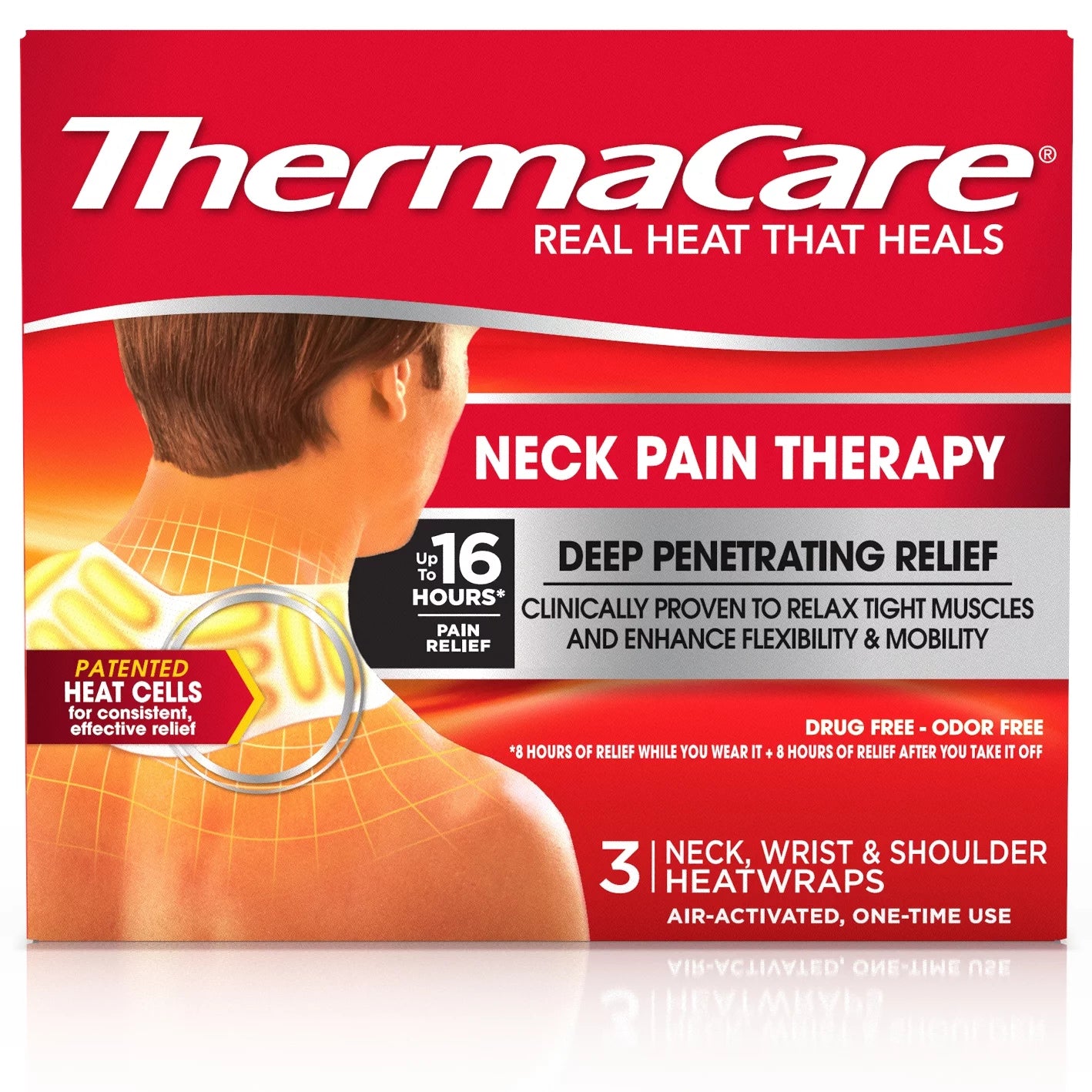 THERMACARE PAIN THERAPY NECK PCH 3CT