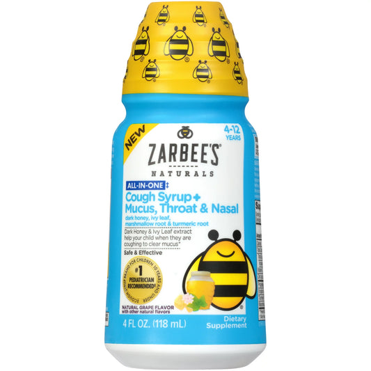 Zarbees Cough Syrup + Mucus, Throat & Nasal $ Fl Oz