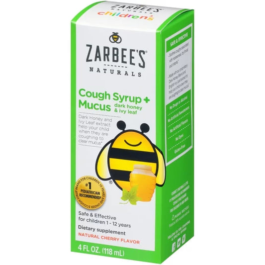 ZARBEES CHILDRENS COUGH SYRUP CHERRY 4OZ