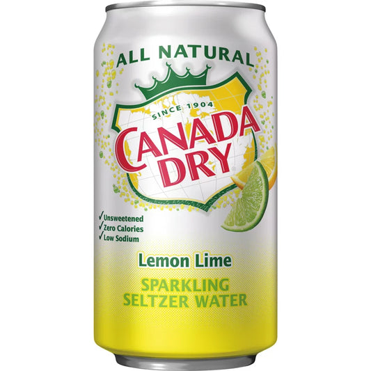 Canada Dry Lemon Lime Seltzer Water 12 Fl Oz