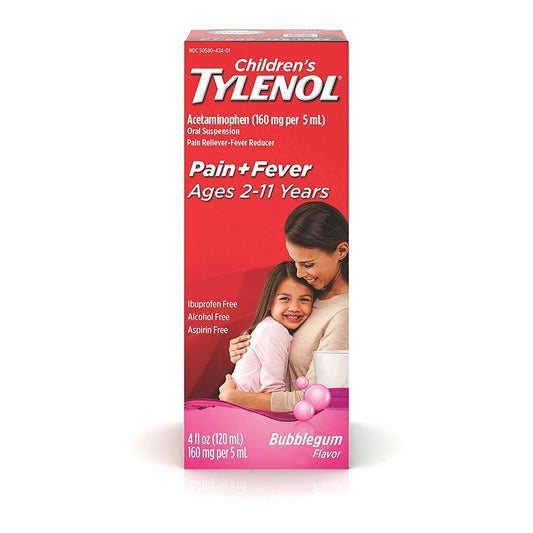 TYLENOL CHILD BUBBLEGUM SUSP 4OZ