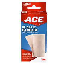 ACE ELASTIC BANDAGE W/VELCRO 4 INCH