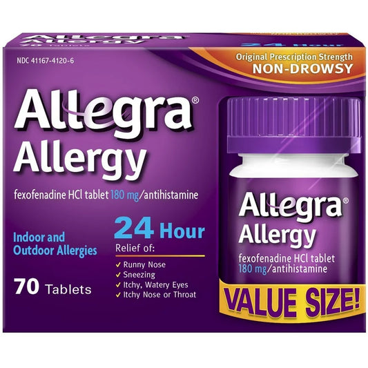 ALLEGRA OTC 24HR 180MG TABLET 70CT