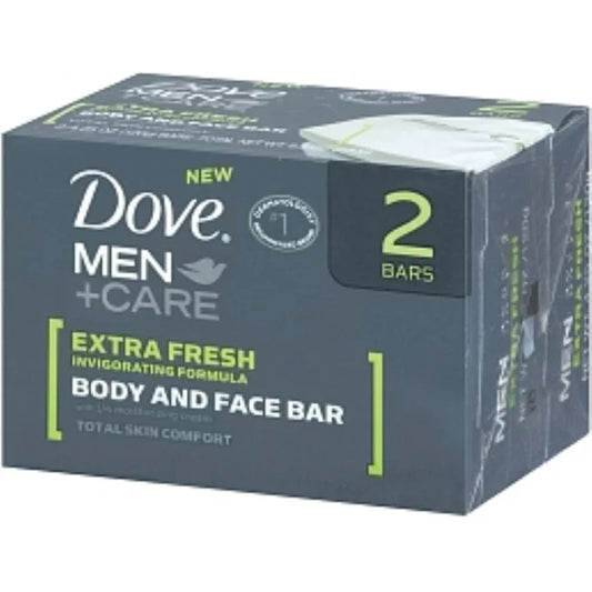 DOVE MEN BAR SOAP EXTRA FRESH 2X4.25OZ