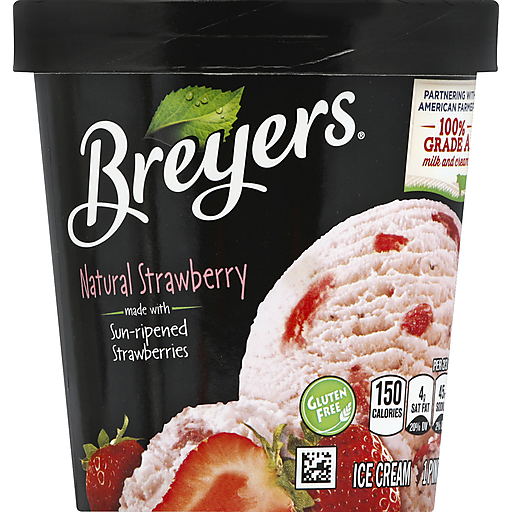 Breyers Natural Strawberry 1 Pint