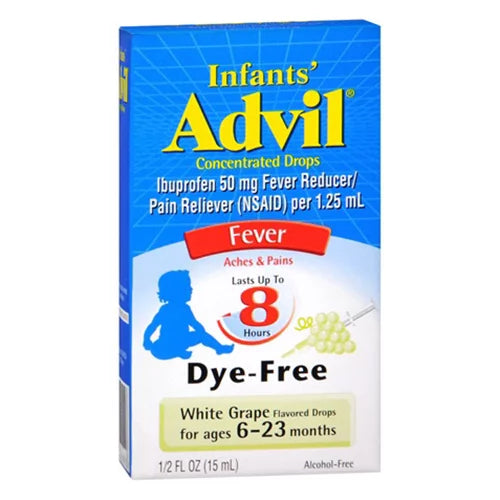 ADVIL INFANT 50MG DROPS WHITE GRAPE 0.5OZ