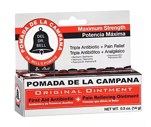 Pomada La Campana Triple Antibiotic+Pain 0.5 Fl Oz