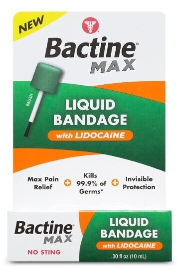 BACTINE MAX LIQ BANDG W/ LIDO LIQ 0.30OZ