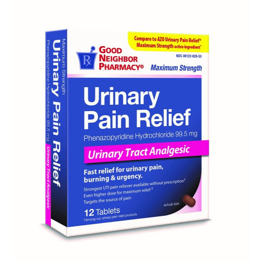 GNP URINARY PAIN RELIEF MAX 99.5MG 12CT