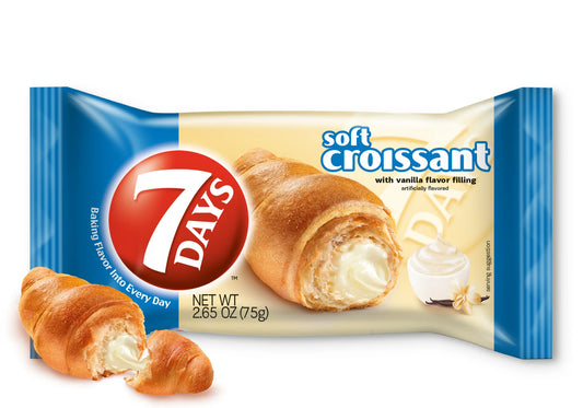 7 Days Soft Croissant Vanilla 2.65 Oz
