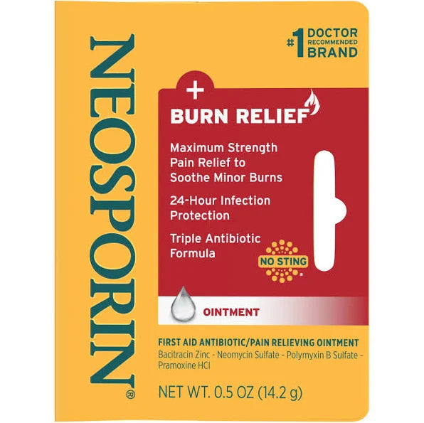 NEOSPORIN BURN RELIEF OINTMENT 0.5 OZ