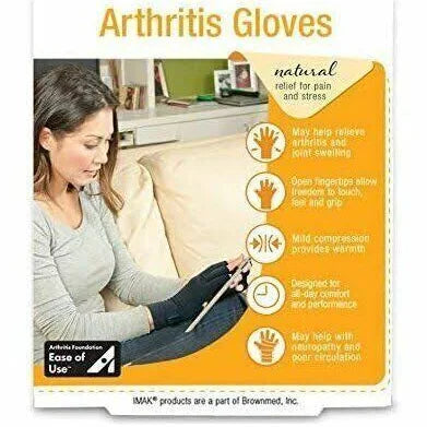 Imak. Arthritis Glove. One Pair. Large