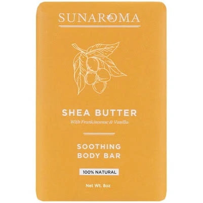 Sunaroma Soap Bar Shea Butter 8oz