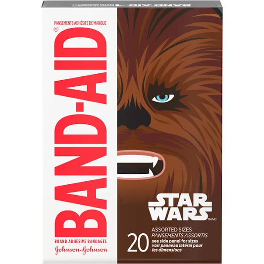 JJ BANDAID KID STARWARS ASST 20CT

 