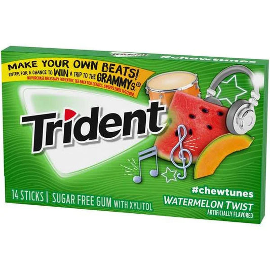 Trident Watermelon  Sugar Free Gum