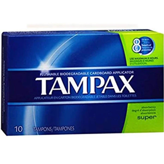 TAMPAX FLUSHABLE SUPER 10CT

 

 