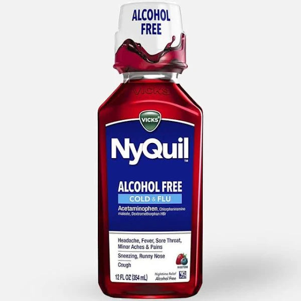 NYQUIL ORIGINAL ALCOHOL FREE 12OZ