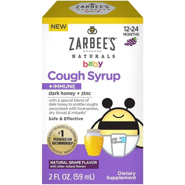 ZARBEES BABY COUGH SYRUP GRAPE 2OZ