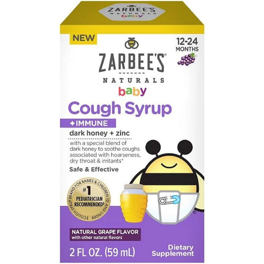 ZARBEES BABY COUGH SYRUP GRAPE 2OZ