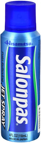 SALONPAS PAIN RELIEF JET SPRAY 4OZ