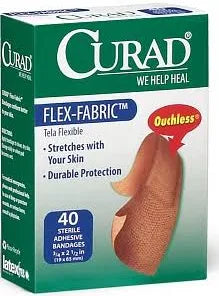 Curad Bandage Flex-Fabric 1 Size 40 Ct