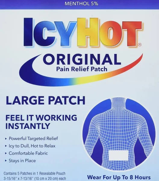 ICY HOT ADVANCED PAIN RELIEF PATCH 5CT