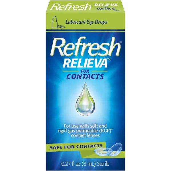 REFRESH RELIEVA FOR CONTACT EYE DROP 8ML