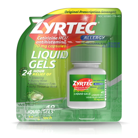 ZYRTEC OTC 10MG LIQUIGEL 40CT