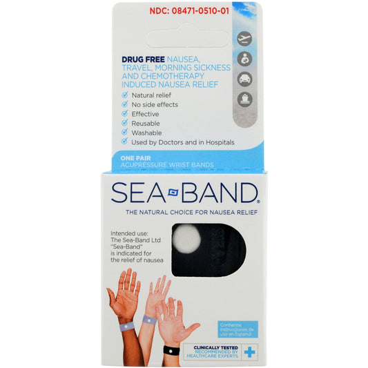 Sea-Band Acupressure Nausea Relief Wrist Bands - 1.0 Ea