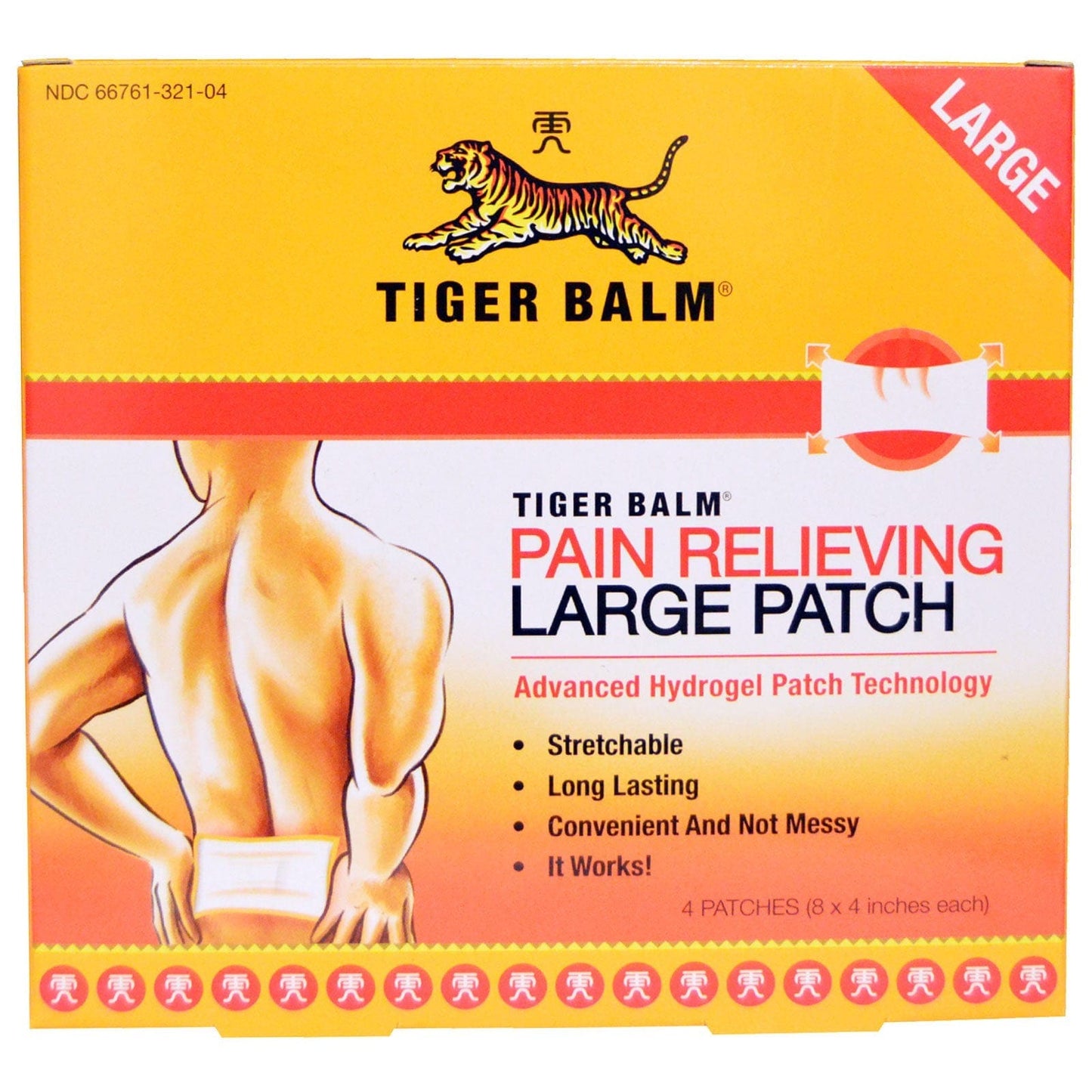 TIGER BALM PATCH LARGE 4CT