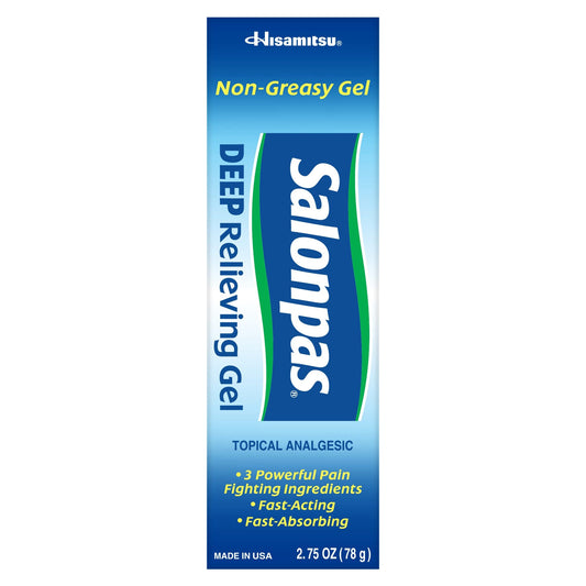 SALONPAS DEEP PAIN RELIEVING GEL 2.75OZ