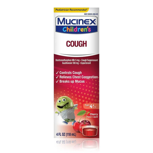 MUCINEX CHLD EXPECTORANT COUGH CHRY 4OZ - vivajacksonheights