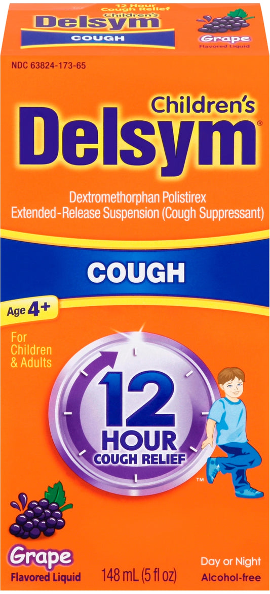 DELSYM CHILD 12HR COUGH LIQ GRAPE 5OZ