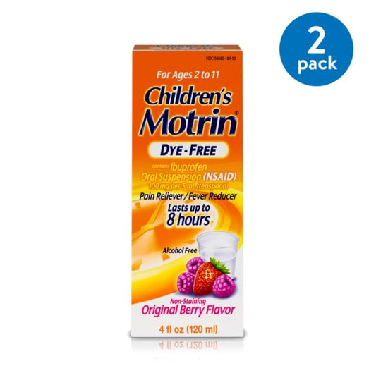 Children's Motrin Ibuprofen Pain Reliever/Fever Reducer Berry - 4.0 Fl Oz
