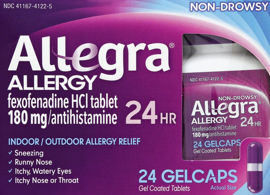 Allegra Allergy 24 Hr Gelcaps 24 Caps by Allegra - vivajacksonheights