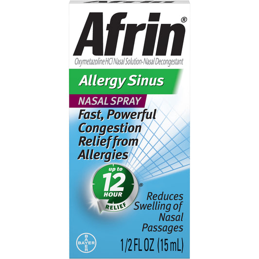 Afrin Allergy Sinus Nasal Spray 0.5 Oz by Afrin - vivajacksonheights