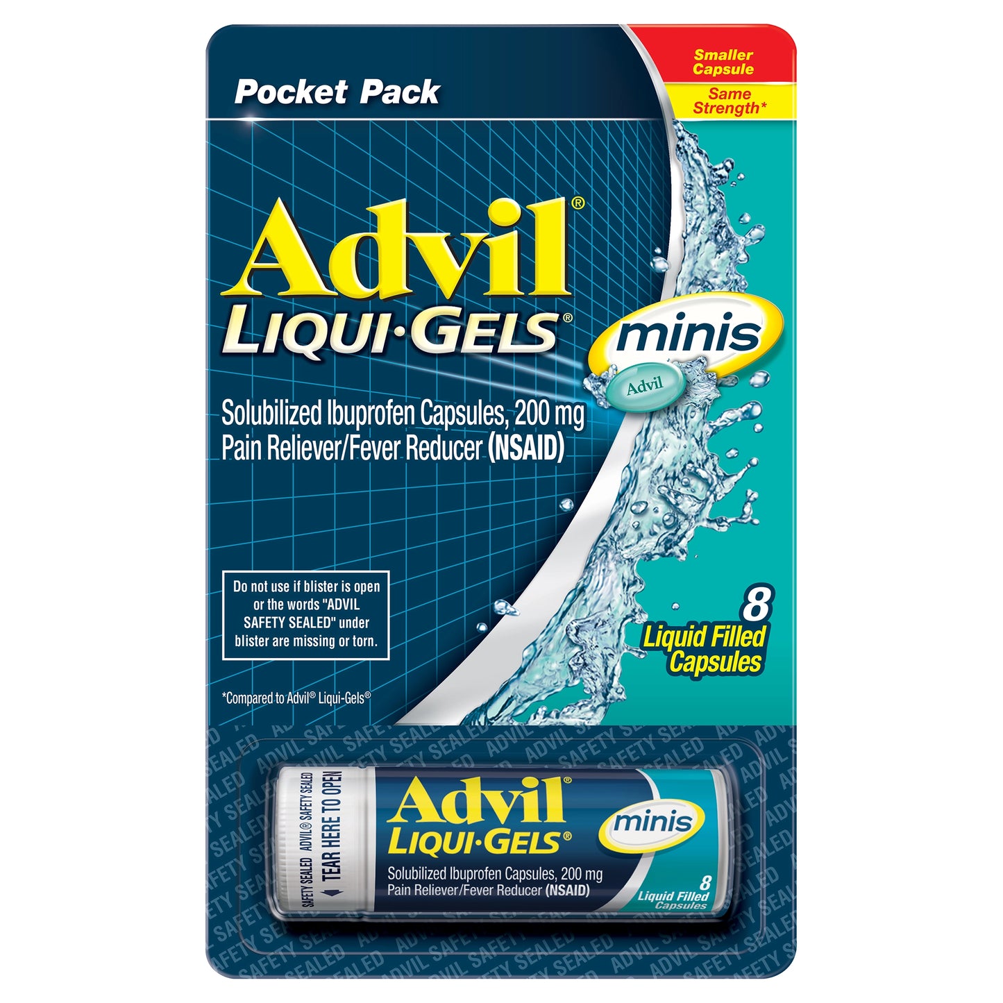 ADVIL LIQUI-GELS MINI VIAL 8CT