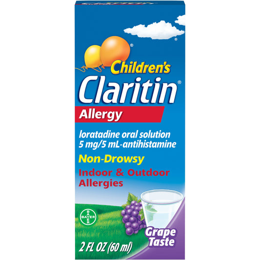 CLARITIN CHILD SYRUP GRAPE 2 OZ - vivajacksonheights