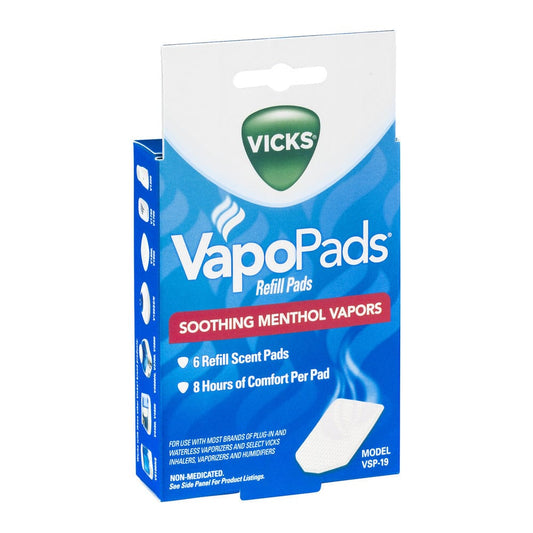 VICKS VAPORIZER WATERLESS PAD 6CT