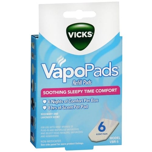 Vicks Sleepytime Waterless Vaporizer Scent Pads 6CT