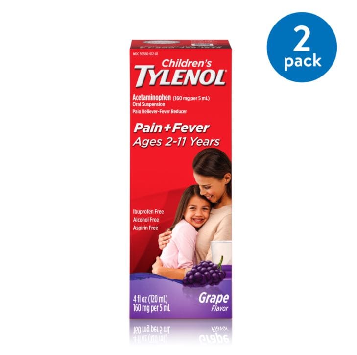 TYLENOL CHILD SUSPENSION GRAPE LIQ 120ML