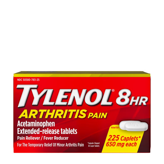 TYLENOL 8HR ARTHRITIS 650MG CAPLETS 225CT